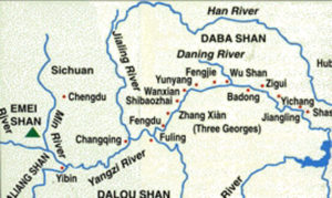 Cina 1907 la piantina del viaggio
