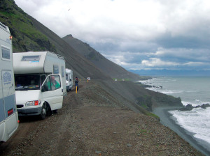 Islanda '03 Camper sulla costa