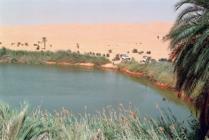 Libia Sahara Lago