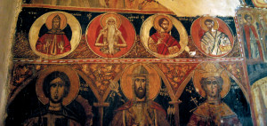 Korça - Santa Maria Mborja affresco del XIII s.